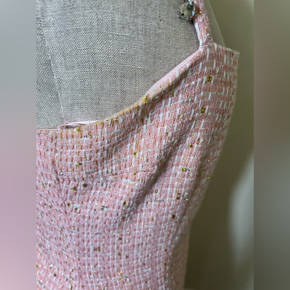 AKIRA Embellished Bow Pink Dress - Picture 9 of 12